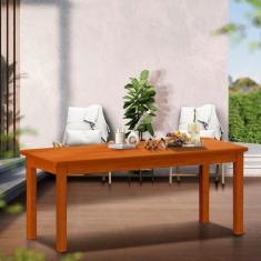 Imagem de Mesa 8 Lugares Clássica Madeira Maciça 200 x 88 cm Marrom Safira Nemargi