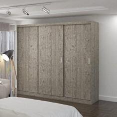 Imagem de Guarda Roupa Casal 3 Portas de Correr 4 Gavetas 1902 Foscarini Demolição