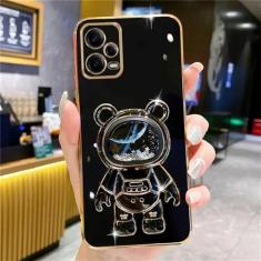 Imagem de Capa de telefone de astronauta com areia movediça brilhante brilhante para Samsung S20 FE S21 Plus S22 Ultra Note 20 S23 capa de suporte de galvanização, estilo 4, para Samsung S21Ultra