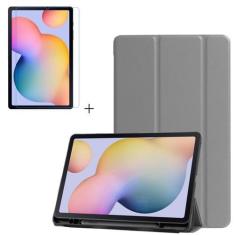 Imagem de Capa Case Com Slot Para Galaxy Tab S6 Lite + Pelicula Vidro - Techking