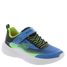 Imagem de Skechers Tênis Microspec Advance para meninos, Azul/limão, 2.5 Little Kid
