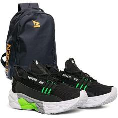 Imagem de Tenis Masculino High Effect Corrida Academia Caminhada + Mochila Oldsen
