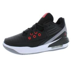 Imagem de Nike Tênis masculino Jordan Max Aura 5 GS, Preto/vermelho universitário/branco, 17