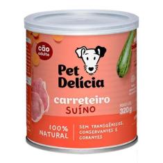 Imagem de Ração Úmida Pet Delícia Carreteiro Suíno Para Cães Adultos - 320 G