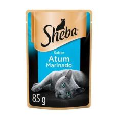 Imagem de Ração Úmida Sheba Sachê Para Gatos Adultos Sabor Atum 85G