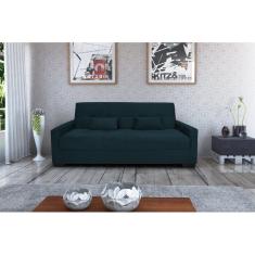 Imagem de Sofá Cama Lavinia Suede Petroleo B257- Matrix