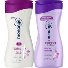 Imagem de Kit Sabonete Líquido + Hidratante Corporal Monange Flor De Lavanda