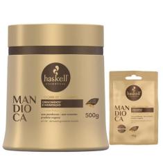Imagem de Máscara Hidratante Mandioca Haskell 500G + Dose Tratamento Imediato 40