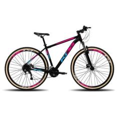 Imagem de Bicicleta MTB Aro 29 KOG 27V Freio Hidráulico Cubos k7, Preto, Rosa, A