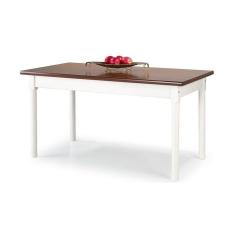 Imagem de Mesa Em Madeira Maciça Retangular 6 Lugares Branco Branco