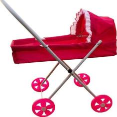 Imagem de Carrinho De Boneca Bebê Reborn Brinquedo Menina Dobrável - Bataglin