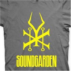 Imagem de Camiseta Soundgarden Chumbo e  em Silk 100% Algodão