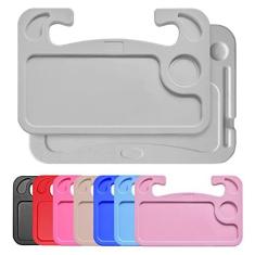 Imagem de Mesa de carro multifuncional, volante 2 em 1, mesa de carro, volante, mesa de carro, mesa de computador e escritório, mesa de jantar dupla face, mesa de viagem para carro, serve na maioria dos volantes de carros (1 pacote)