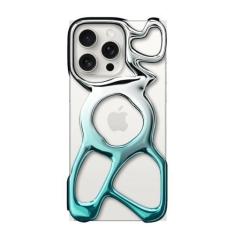 Imagem de Angry miao Capa de celular vazia para iPhone 16 Pro Max (apenas), compatível com MagSafe, leve de 22 g, dissipação de calor, ampla proteção