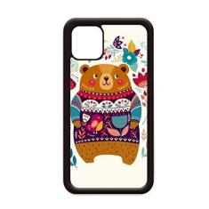 Imagem de Capa com estampa de urso de desenho animado rosa para iPhone 12 Pro Max para Apple Mini Mobile Case Shell