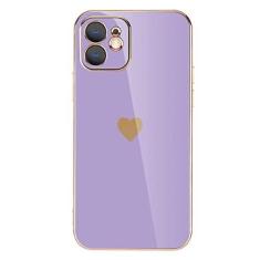 Imagem de Capa de telefone de proteção de lente de revestimento sólido para iphone 12 11 pro max x xr xs max 7 8 6 6 s plus se 3 2022 13 pro max capa macia, roxa, para iphone 12