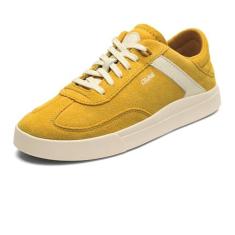 Imagem de OLUKAI Tênis feminino Hā'upu, Mostarda/branco-esbranquiçado, 38