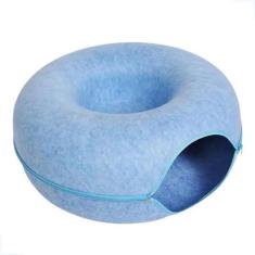 Imagem de Cama Casinha Túnel De Feltro Rosquinha Toca Para Gatos Pet XG - Pet Fo