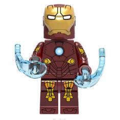 Imagem de Boneco Blocos De Montar Homem De Ferro Armadura Mark Mk10 - Mega Block