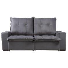 Imagem de Sofá Estofado Bressiani Paris Retrátil 3 Lugares 110X204x127cm