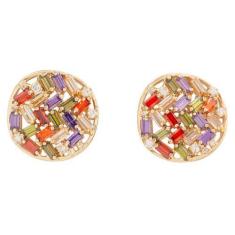 Imagem de Brinco Zircônia Redondo BC2374 - Akasaki