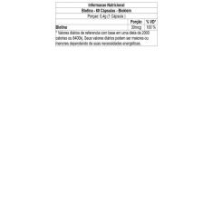 Imagem de Biotina - 60 Cápsulas - Bioklein