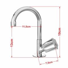 Imagem de Kit Cuba OV43 com Torneira C50 e Válvula 1 Polegada ABS e Sifão Pvc e Flexível Compace Verde Acqua