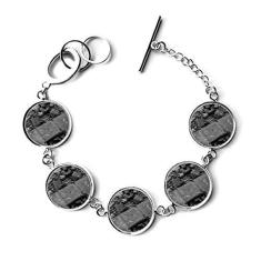 Imagem de DIYthinker Pulseira de material industrial para fotografia de modelagem, bracelete de corrente