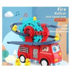 Imagem de Caminhão De Bombeiros Elétrico Universal Para Crianças Roda Gigante De