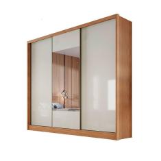 Imagem de Guarda Roupa Kiev 3 Portas 6 Gavetas Com Espelho Clic Moveis