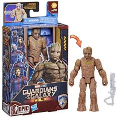 Imagem de Boneco Guardiões Da Galáxia Groot Colecionável 10cm Hasbro