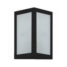 Imagem de Arandela Square De Aluminio Preta Pequena