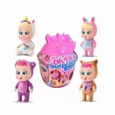 Imagem de Boneca Surpresa Diver Surprise na Bolsinha Mama e Chora Com 3 Surpresas - Divertoys