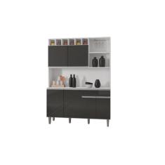 Imagem de Kit Cozinha Compacta 130 Cm Com 6 Portas E 1 Gaveta Alice - Ajl