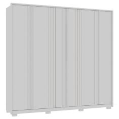 Imagem de Guarda Roupa Casal Mozart 6 Portas 4 Gavetas Branco Caemmun