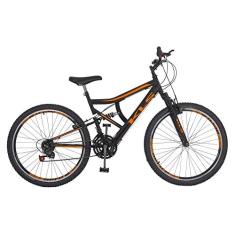Imagem de Bicicleta Full Suspension Gold Aro 26 Freio V-brake MTB 21 Marchas Kls