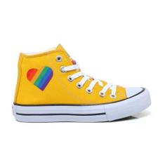 Imagem de Lgbt Tenis All Feminino Cano Alto Star Lona Hi Ct Qualidade Envio Imed