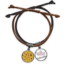 Imagem de DIYthinker Pulseira de couro com estampa personalizada da cultura Berlim Alemanha com corrente de mão