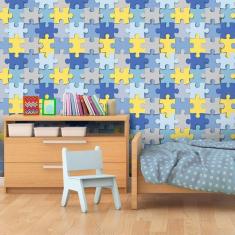 Imagem de Quebra Cabeça - Papel de Parede infantil - 0,58 x 3,00m