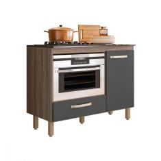 Imagem de Balcão para Cooktop Fit 4 ou 5 Bocas e Forno Nicioli
