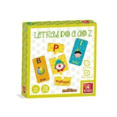 Imagem de Letras Do A Ao Z -  Brinquedo Educativo  Pedagógico - Brincadeira De C