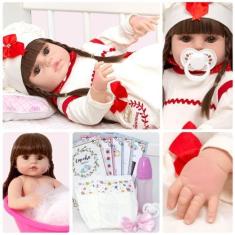 Imagem de Boneca Reborn Realista Menina Princesa Itens Envio Imediato - Cegonha