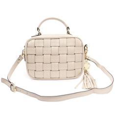 Imagem de Smartbag, Bolsa Feminina Smartbag Trançado Frontal Danubio Tamanho:Unico;Cor:Gelo