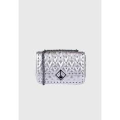 Imagem de Bolsa Grande Corrente Spikes Prata-Feminino