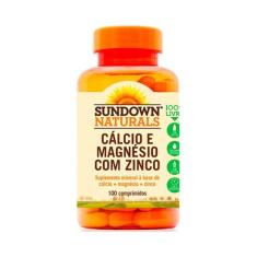 Imagem de Cálcio E Magnésio Com Zinco - 100 Comprimidos - Sundown