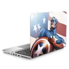 Imagem de Skin Adesivo Protetor para Notebook 15,6" Capitão América Vingadores b1