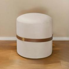 Imagem de Banqueta Puff Berlim Aveludado Minimalista em Alto Padrão - TB ECOMMER