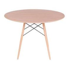 Imagem de Mesa Eames Eiffel Redonda 110cm - Freijó