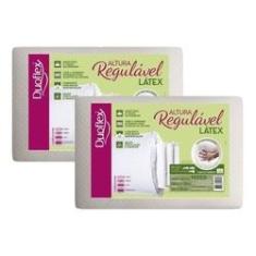 Imagem de Kit 2 Travesseiros Altura Regulável Látex Duoflex
