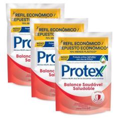 Imagem de Kit 3 Sabonete Líquido Protex Balance Refil Com 200ml